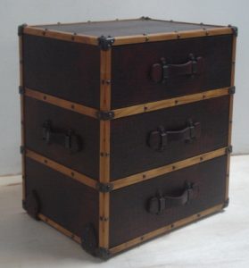 Chest Leather 3 Drawers