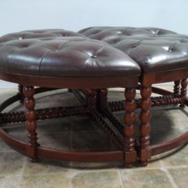 Custom Leather Bench Seat